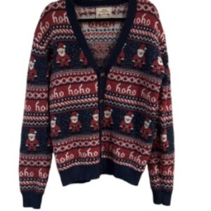 Festive Santa ho ho ho Cardigan Sweater